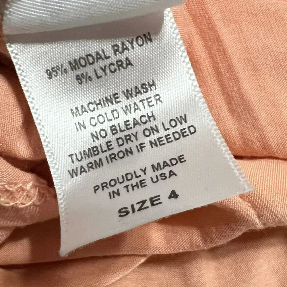 Remie Girl Sz 4 Peach Day Dress